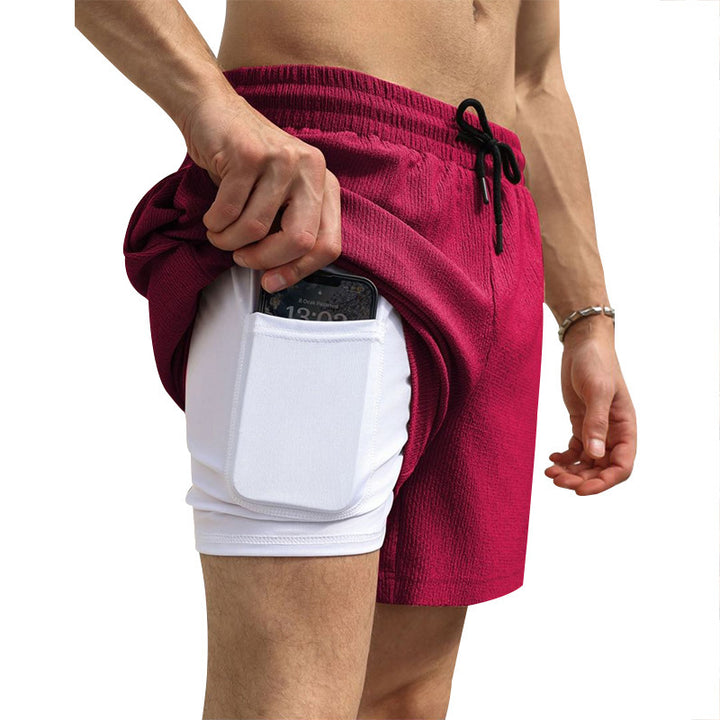 Herren Sportliche Short mit praktischem Smartphone-Einschub Aliams