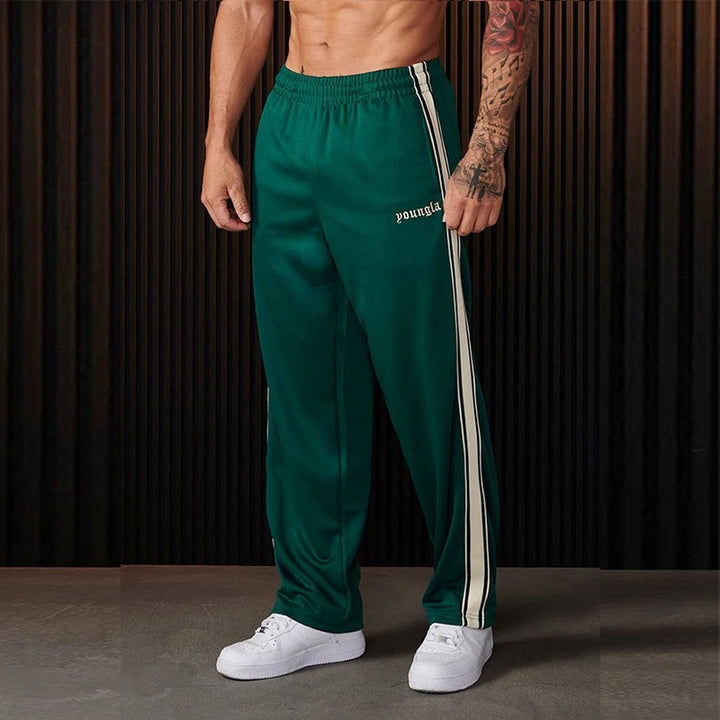 Herren Sportliche Freizeithose mit seitlichem Streifen Aliams