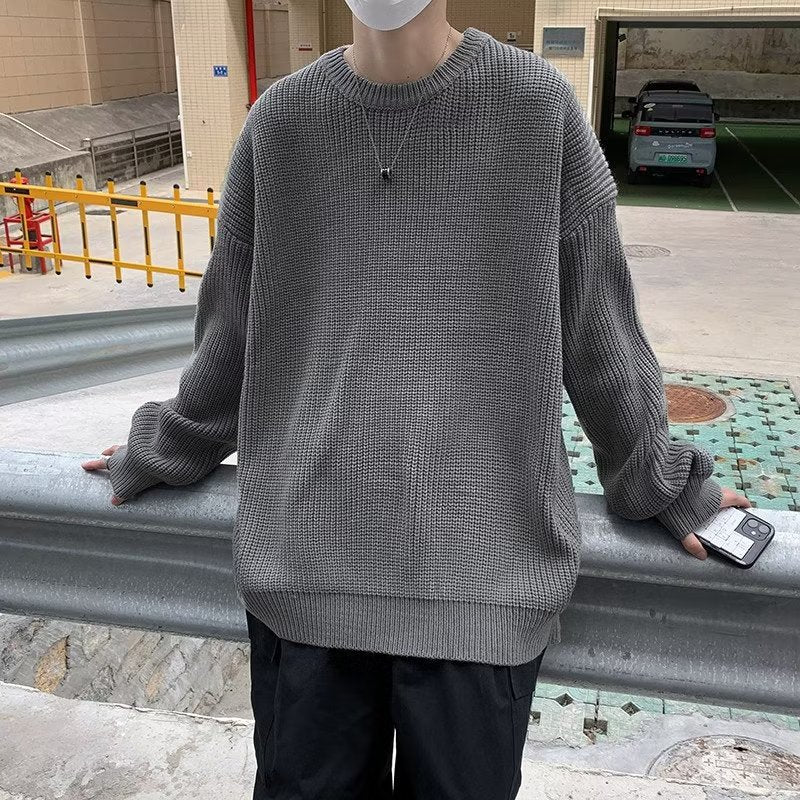 Damen Grobstrickpullover mit lässigem Schnitt Aliams