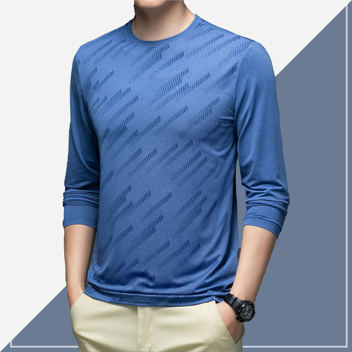 Herren Atmungsaktives Langarmshirt mit innovativer Textur Aliams