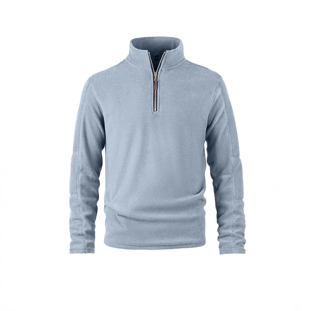 Herren Fleece Pullover mit durchgehendem Reißverschluss Aliams