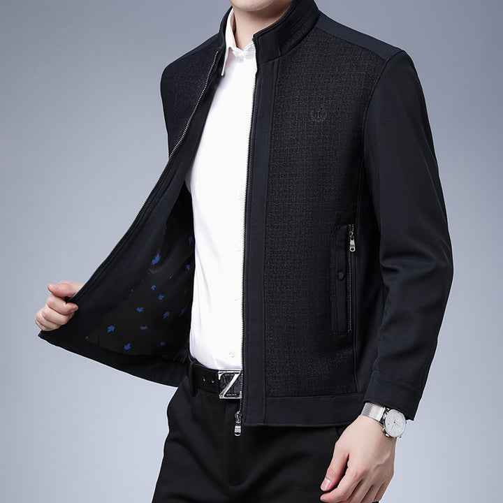 Herren elegante Freizeitjacke mit strukturiertem Design Aliams