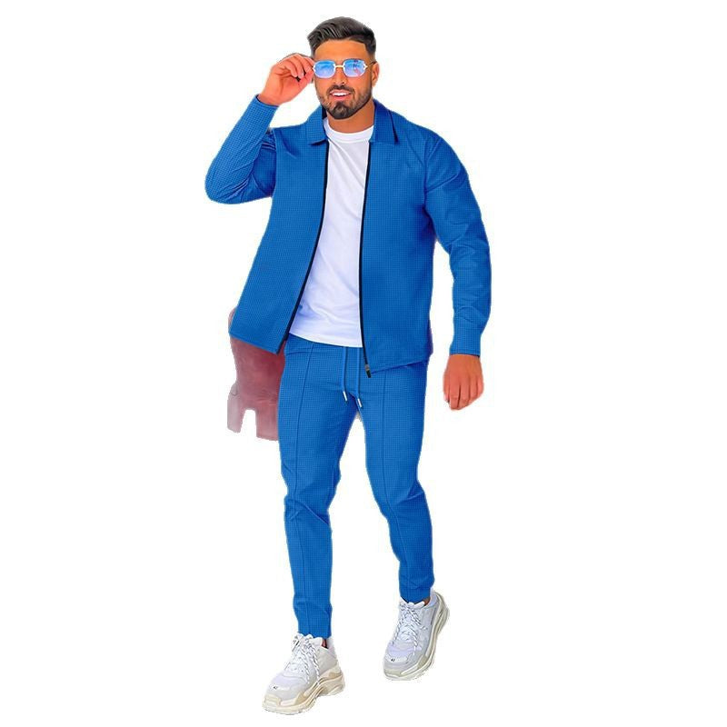 Herren sportliches Trainingsset mit innovativem Strukturdesign Aliams