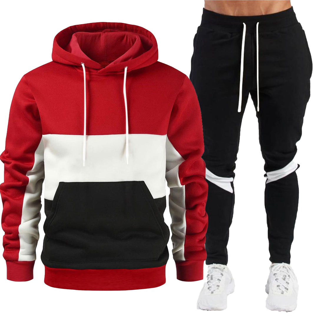 Herren sportlicher Hoodie und Jogginghose-Set Aliams