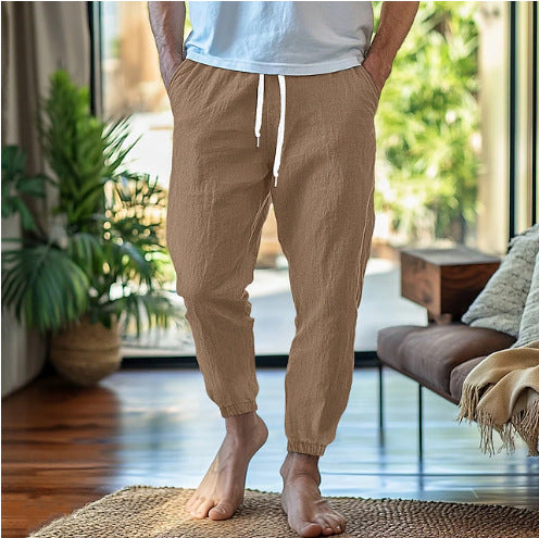 Herren Freizeithose mit individuell verstellbarem Bund und seitlichen Belüftungseinsätzen Aliams