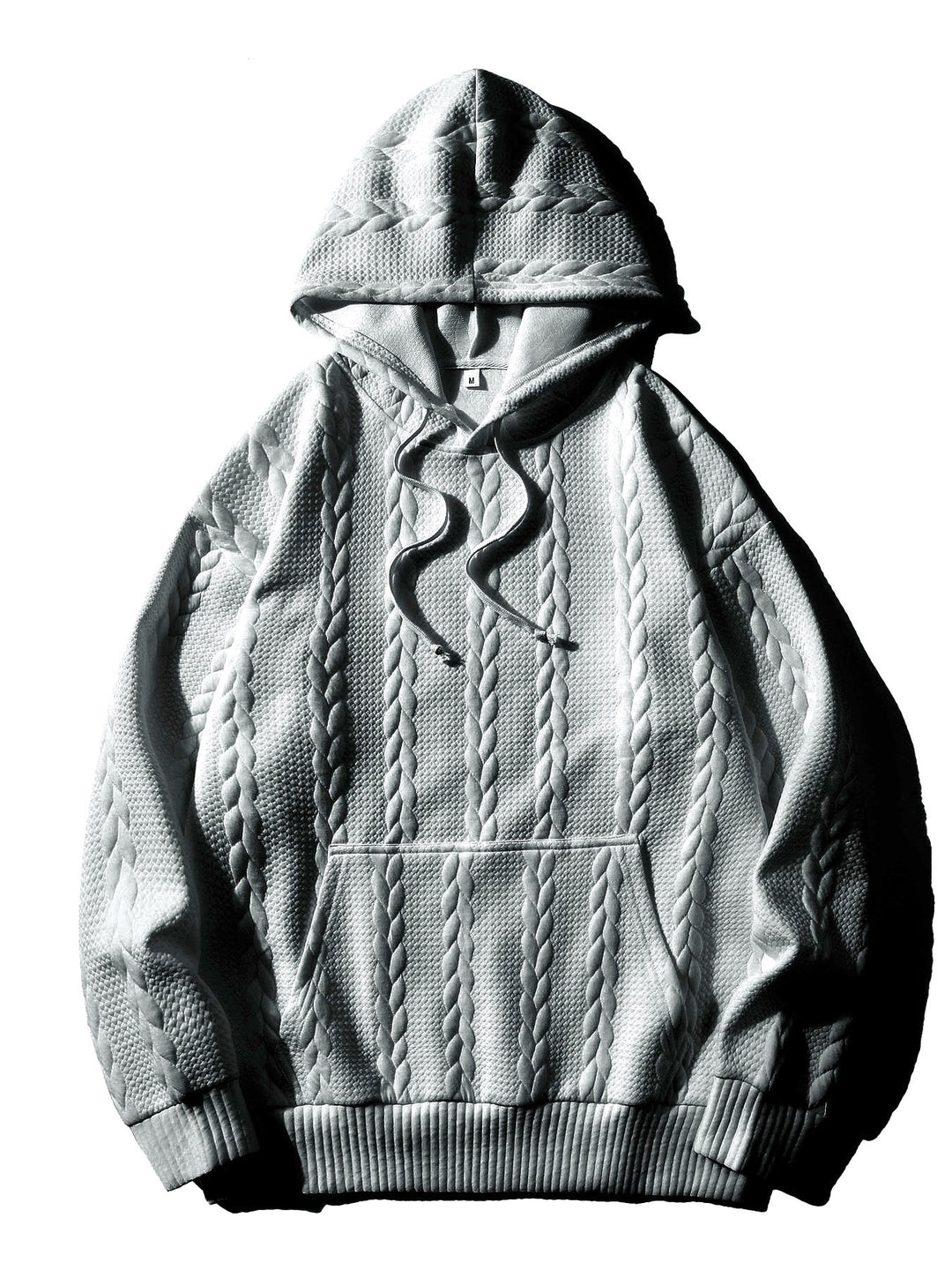 Herren Kapuzenpullover mit strukturiertem Muster Aliams