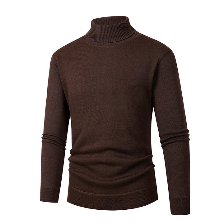 Herren eleganter Rollkragenpullover aus hochwertigem Material Aliams