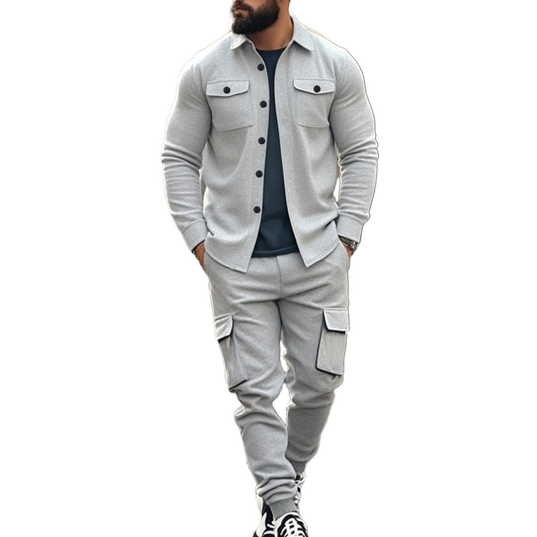 Herren Urbaner Freizeitanzug mit funktionalen Taschen Aliams