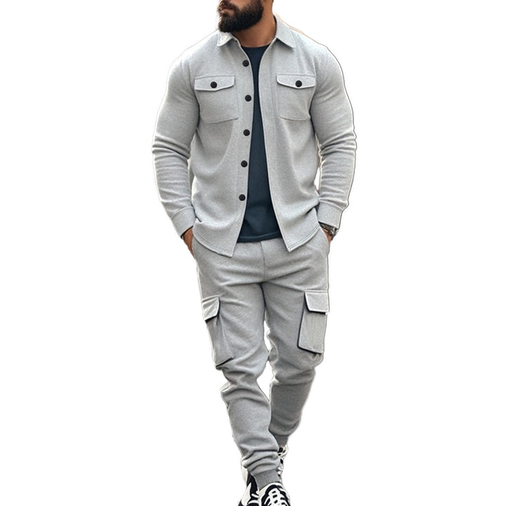 Herren Urbaner Freizeitanzug mit funktionalen Taschen Aliams