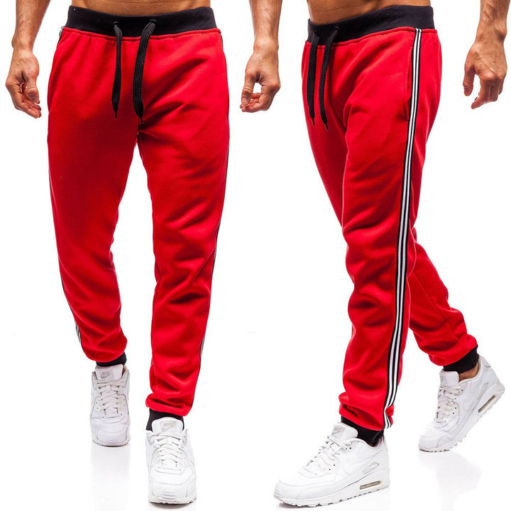 Herren Sportliche Sweatpants mit seitlichen Streifen Aliams