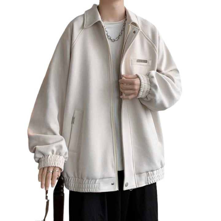 Herren Übergroße Steppjacke mit praktischen Taschen Aliams