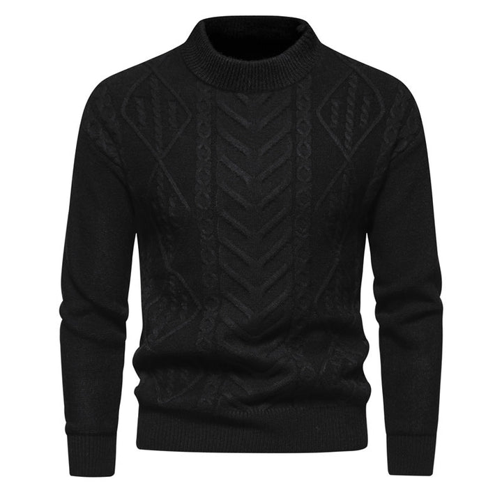 Herren Strickpullover mit strukturiertem Muster Aliams