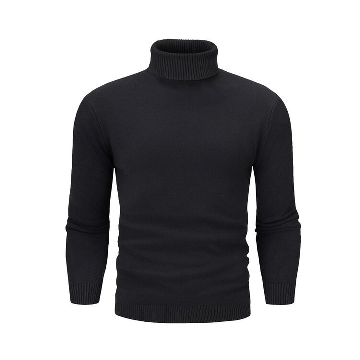 Herren eleganter Rollkragenpullover aus feiner Merinowolle Aliams