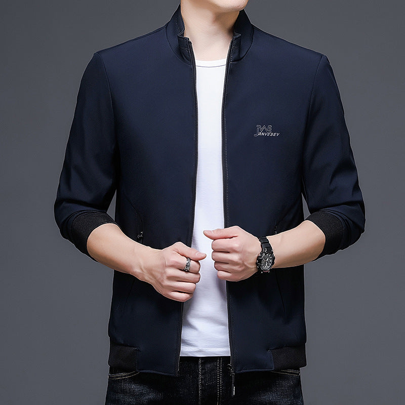 Herren sportliche Jacke mit elastischen Einsätzen und atmungsaktivem Material Aliams