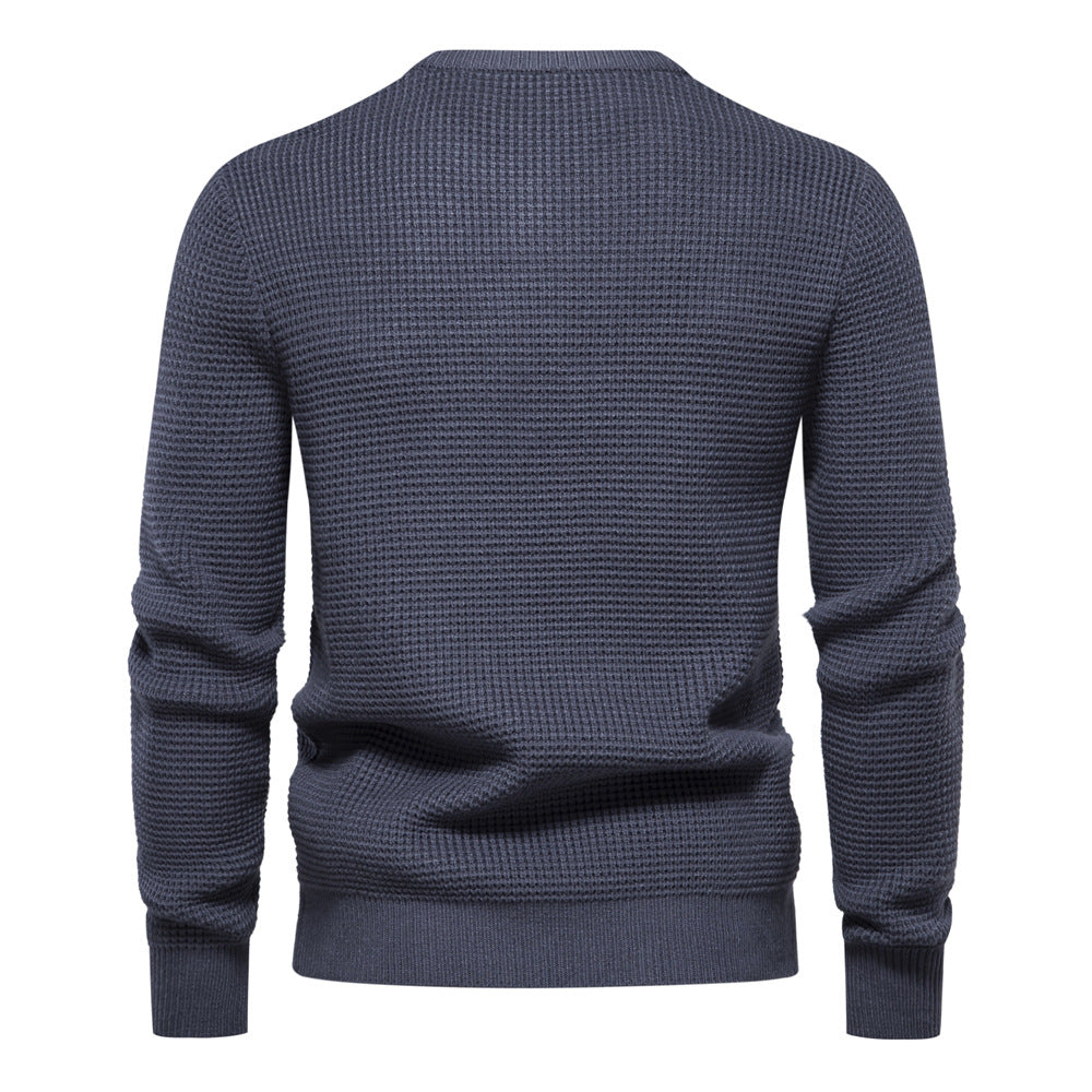 Herren Strickpullover mit modernem Strukturdesign Aliams