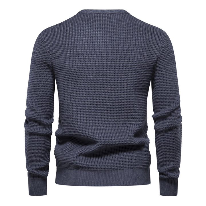 Herren Strickpullover mit modernem Strukturdesign Aliams