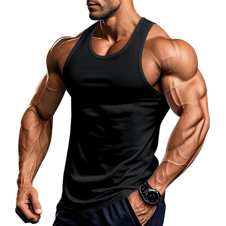 Herren atmungsaktives Fitness Tanktop mit Racerback-Schnitt Aliams