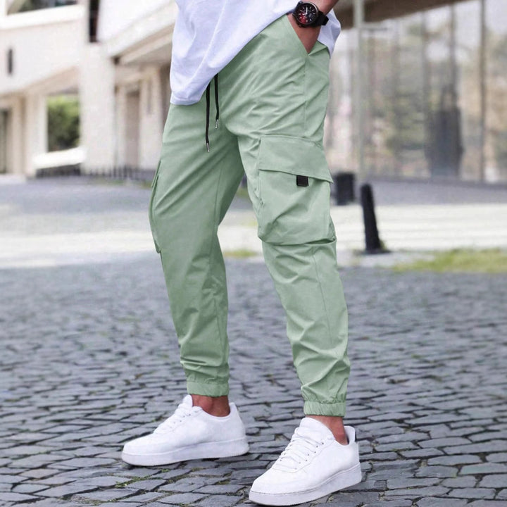 Herren Cargo-Jogginghose mit elastischem Bund und praktischen Seitentaschen Aliams