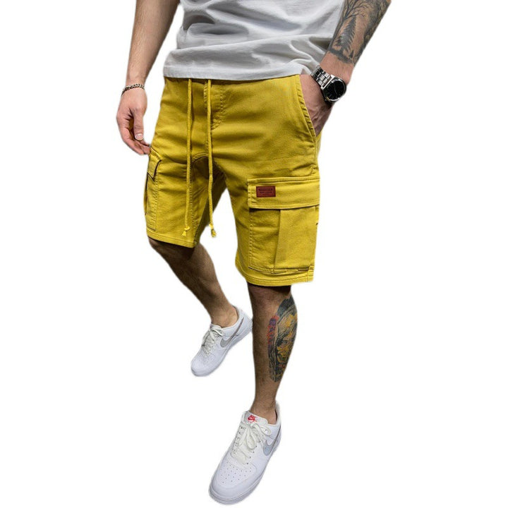 Herren Cargo-Shorts mit praktischen Seitentaschen und verstellbarem Gummizug Aliams