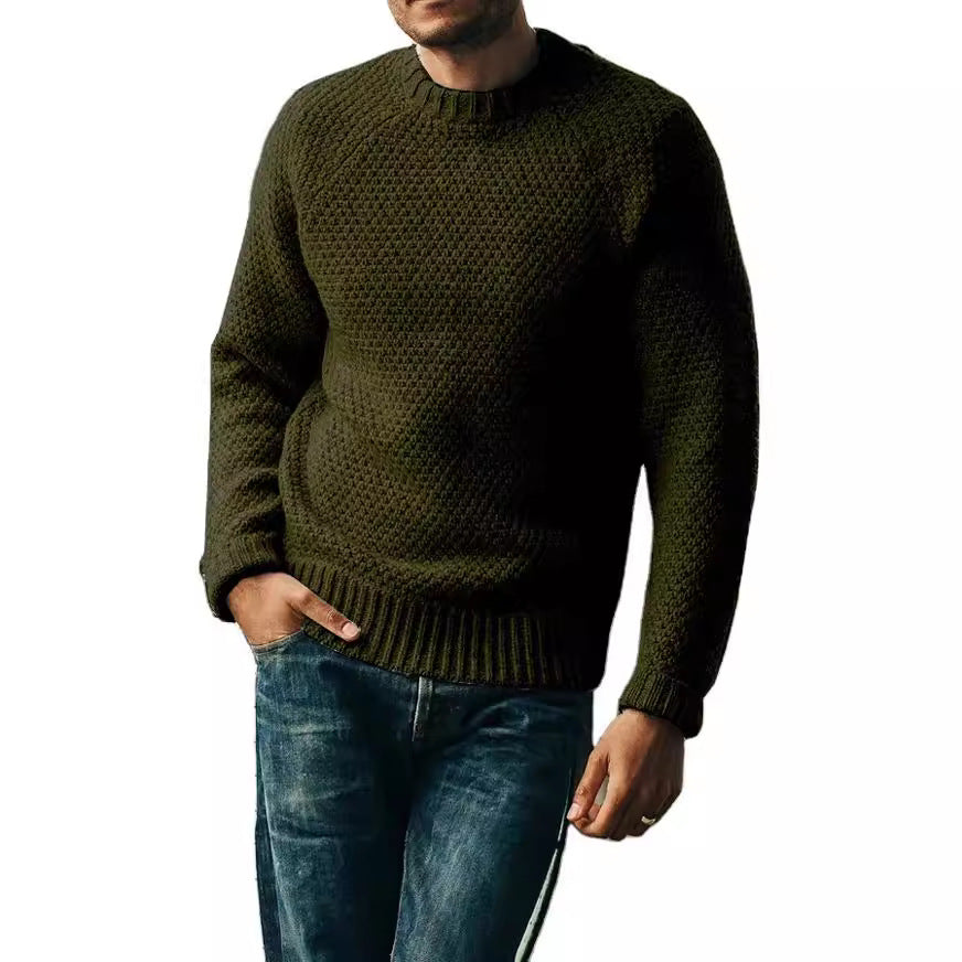 Herren Strickpullover mit zeitlosem Strukturdesign Aliams