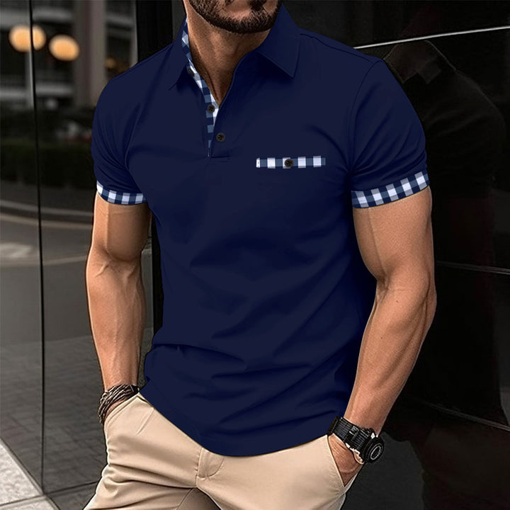 Herren Freizeit Polo Shirt Aliams
