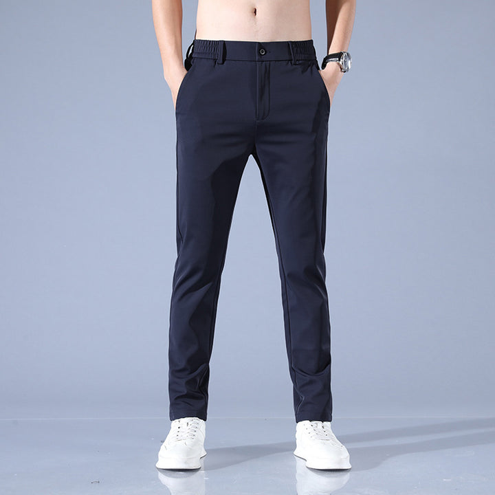 Herren elegante Slim-Fit Businesshose Aliams