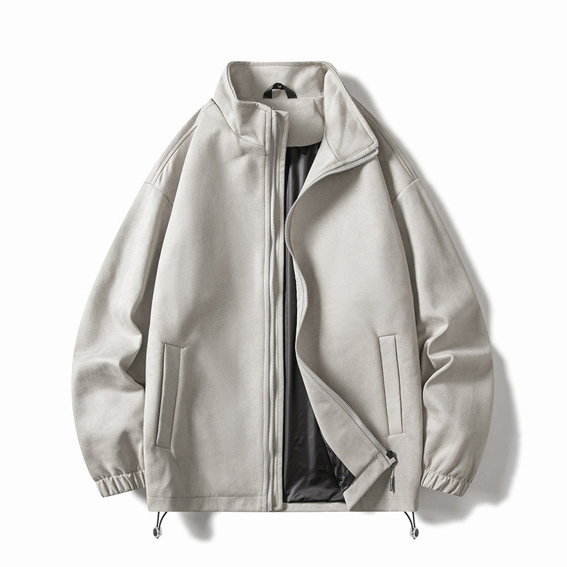 Herren Fleecejacke mit elastischen Bündchen und praktischen Taschen Aliams