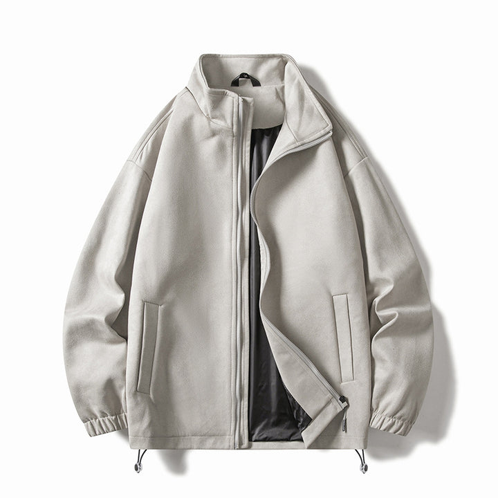 Herren Fleecejacke mit elastischen Bündchen und praktischen Taschen Aliams