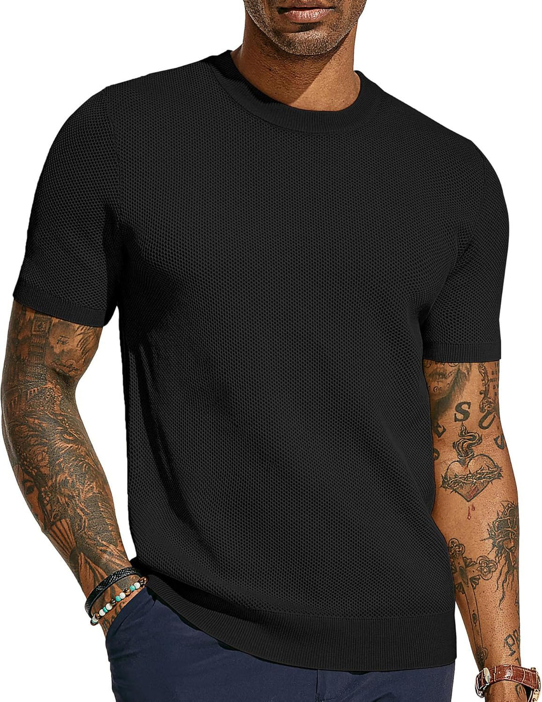 Herren atmungsaktives Netz-T-Shirt Aliams