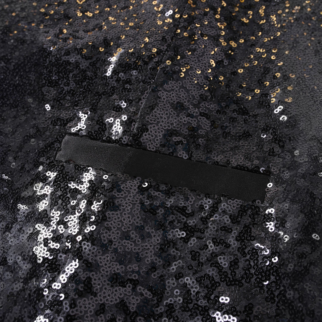 Herren glamouröse Paillettenweste Aliams