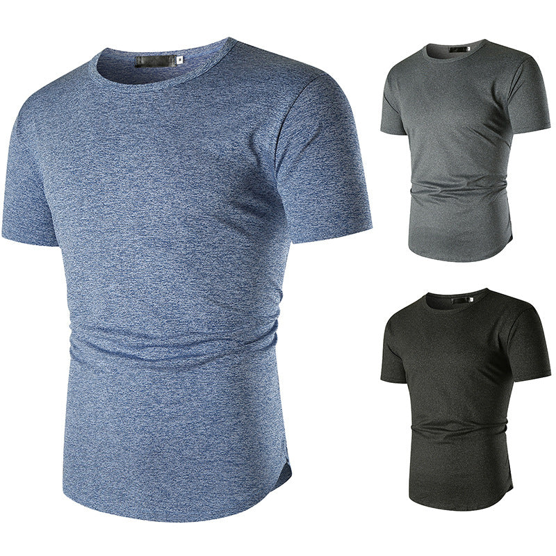 Herren sportliches T-Shirt mit atmungsaktiver Funktionsfaser und bequemer Passform Aliams