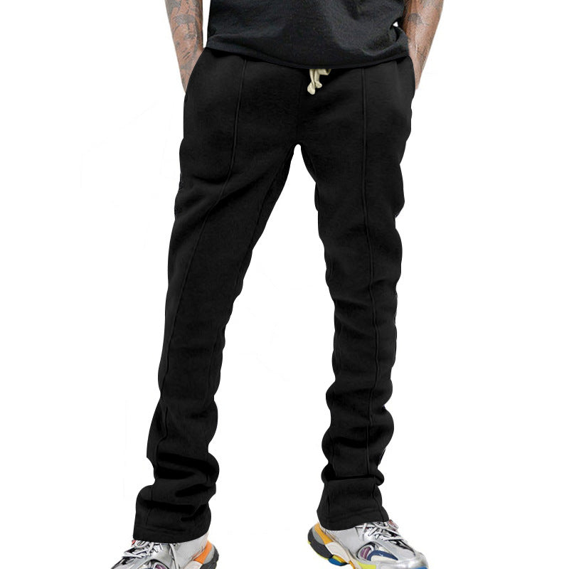 Herren sportliche Sweatpants mit seitlichen Kontraststreifen Aliams