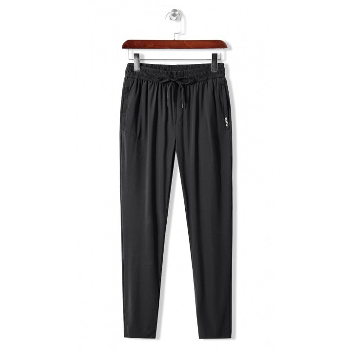 Herren Freizeit-Hose mit elastischem Bund und atmungsaktiven Einsätzen Aliams