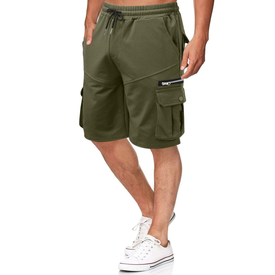 Herren funktionale Sport-Shorts mit vielseitigen Taschen und elastischem Bund Aliams