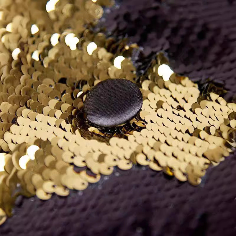 Herren elegante Pailletten-Sakko mit modernem Schnitt Aliams