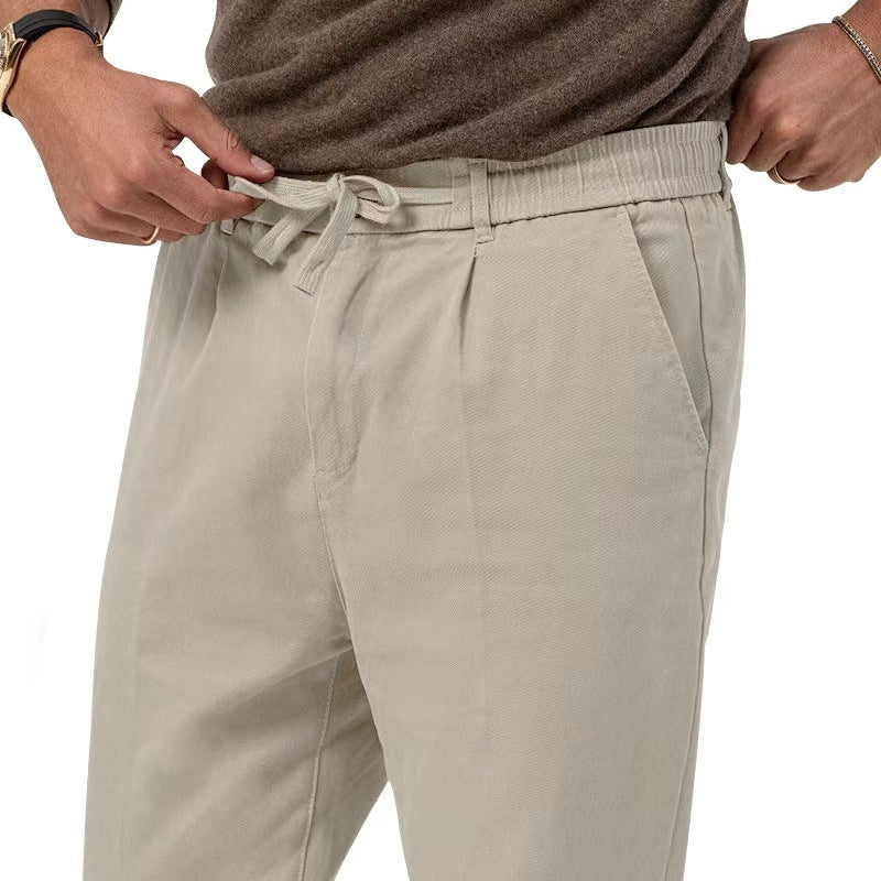 Herren Bequeme Freizeithosen mit elastischem Bund Aliams