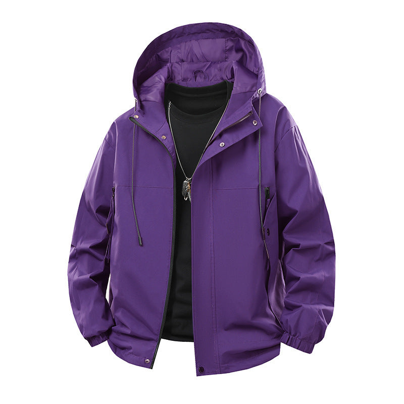 Herren technische Outdoor-Jacke mit atmungsaktiver Membran und multifunktionalen Taschen Aliams