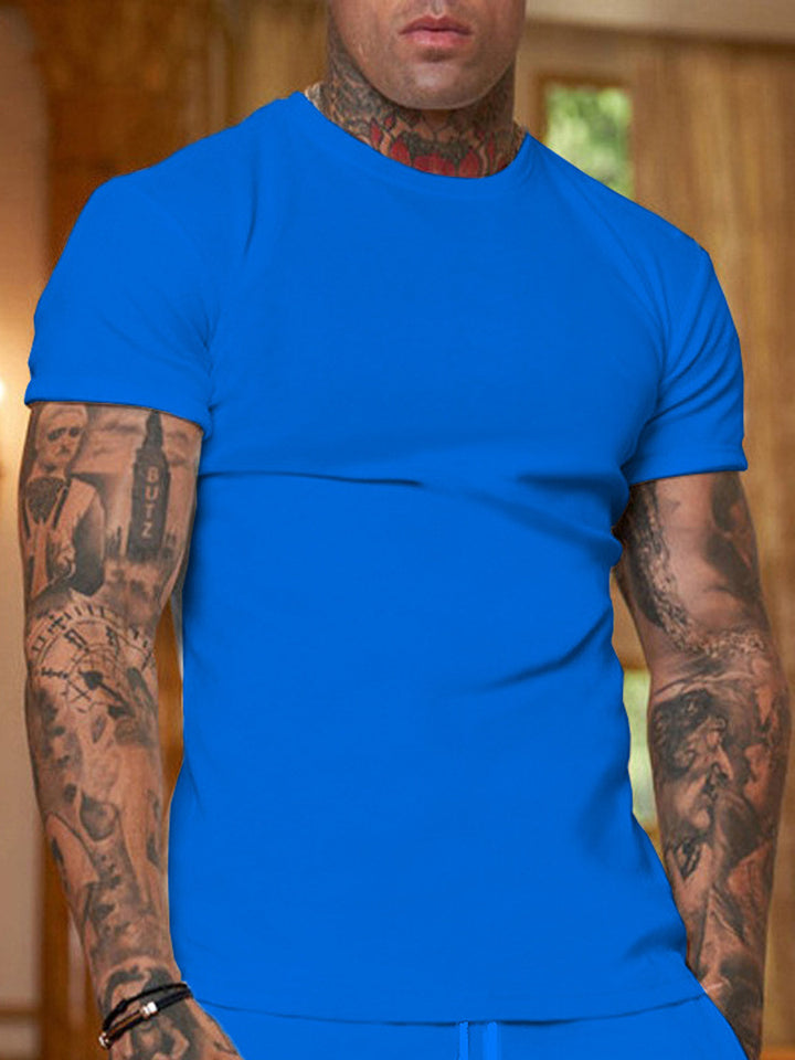 Herren körperbetontes T-Shirt Aliams