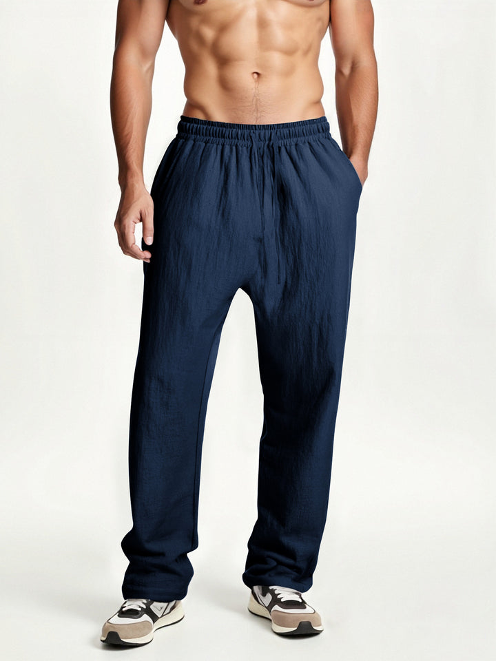 Herren elastische Freizeithose mit komfortablem Bund Aliams