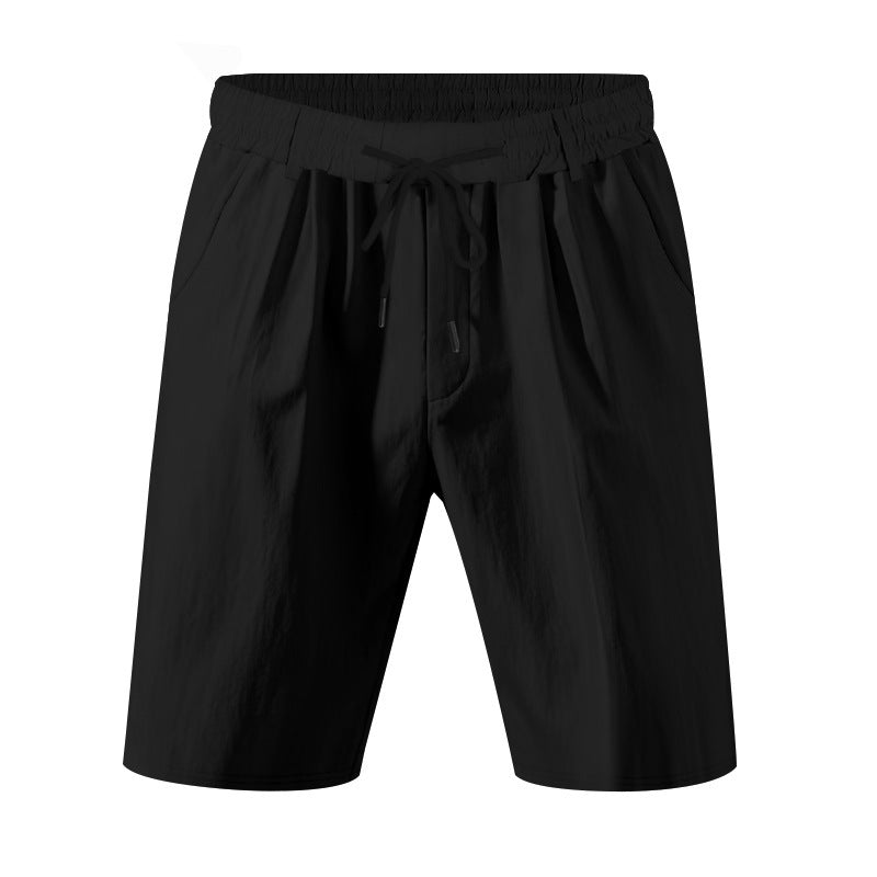 Herren Freizeit Shorts mit verstellbarem Bund und seitlichen Taschen Aliams