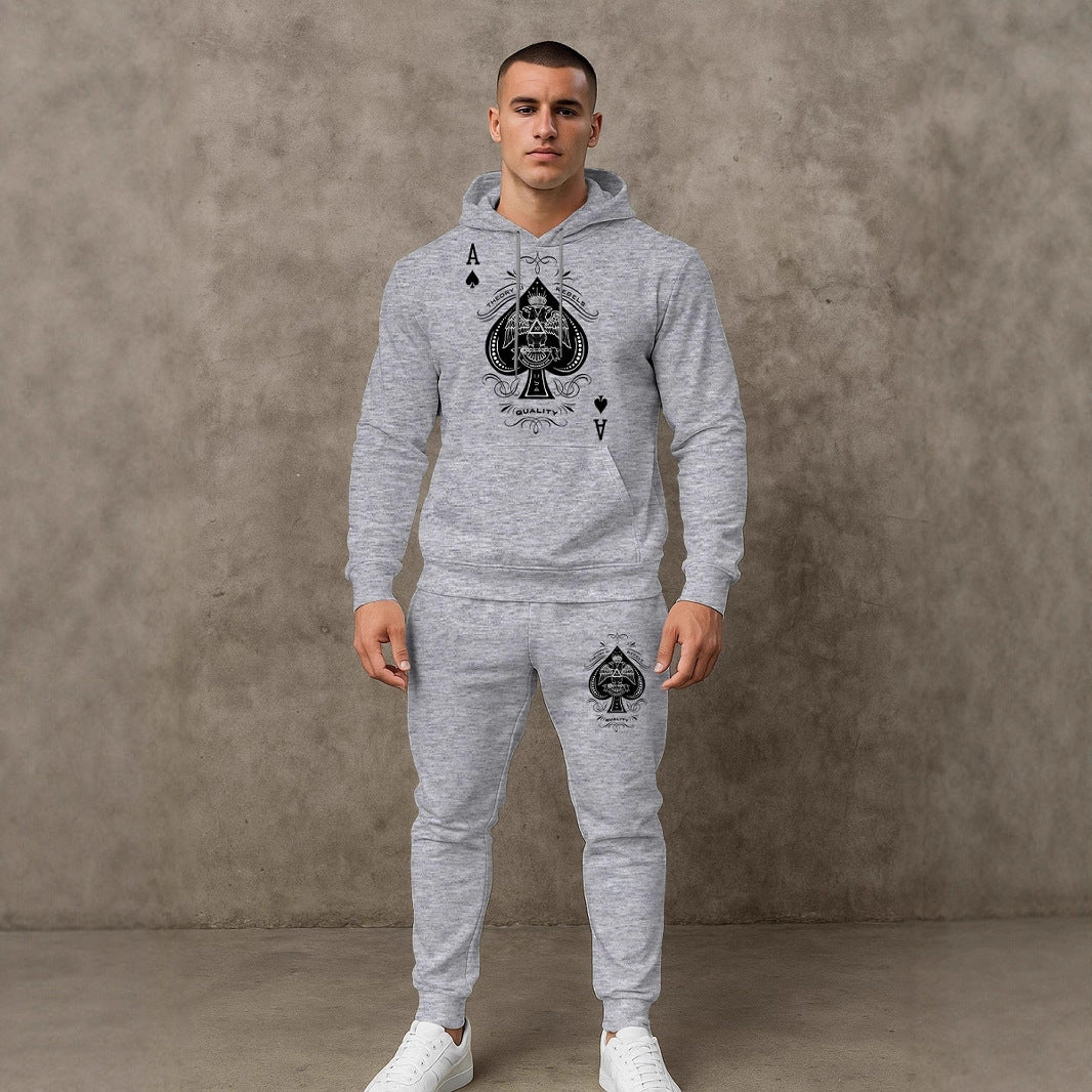 Herren Sportlicher Hoodie mit grafischem Design Aliams