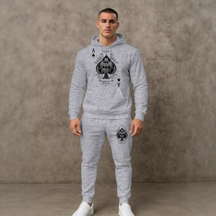Herren Sportlicher Hoodie mit grafischem Design Aliams