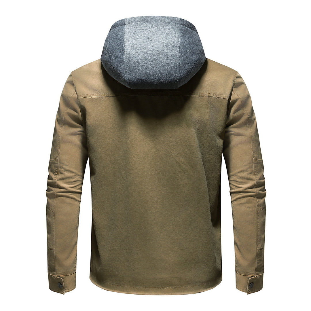 Herren Utility-Jacke mit abnehmbarem Hoodie Aliams
