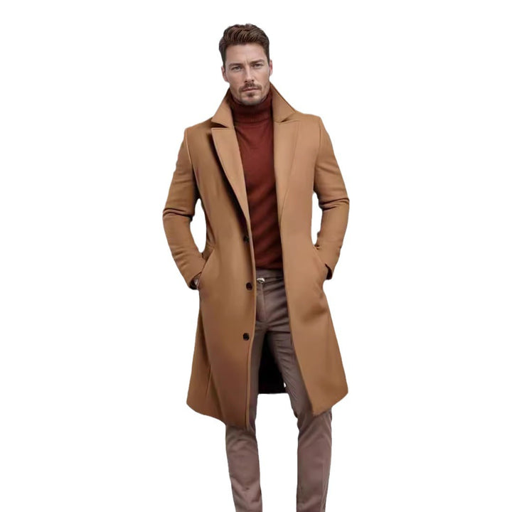 Herren eleganter Wollmantel Aliams