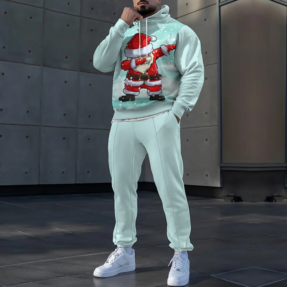 Herren bequemer Winter Jogginganzug mit festlichem Design Aliams