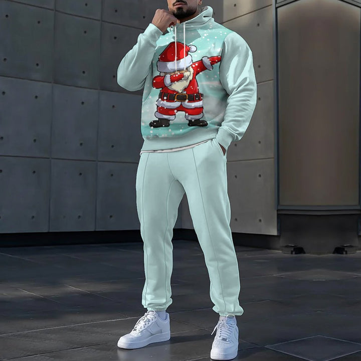 Herren bequemer Winter Jogginganzug mit festlichem Design Aliams