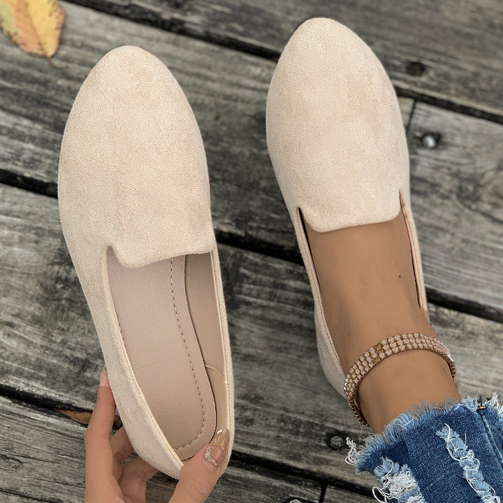 Damen Bequeme Slipper Im Eleganten Design mit Weicher Oberflächenstruktur Aliams