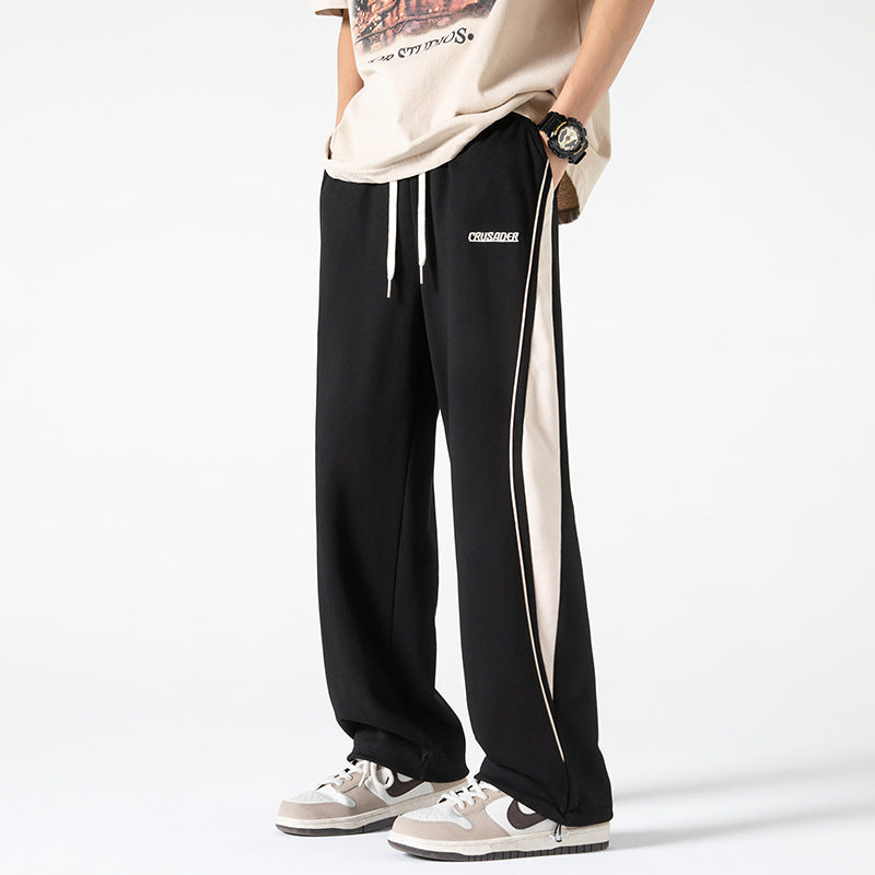 Herren Sportliche Freizeithose mit Kontraststreifen Aliams