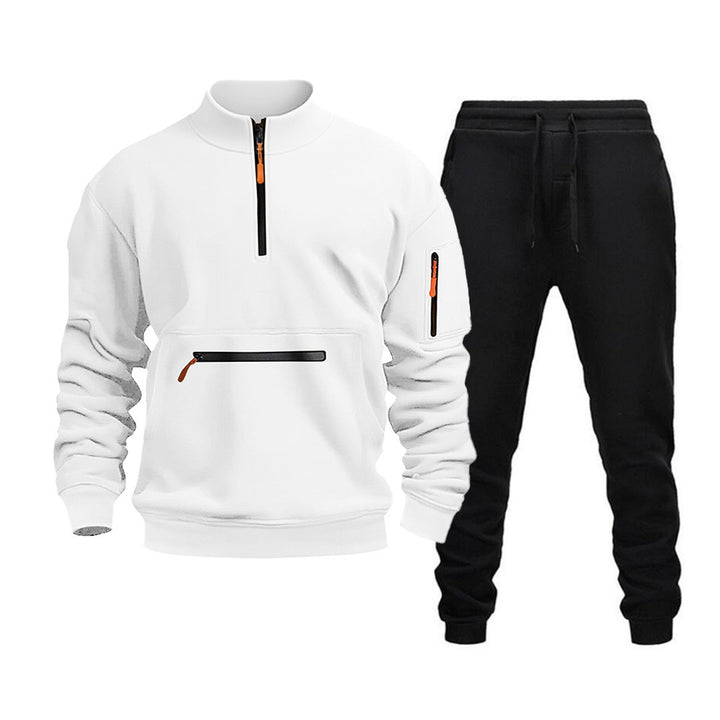 Herren Sportliches Sweatshirt und Jogginghose Set Aliams