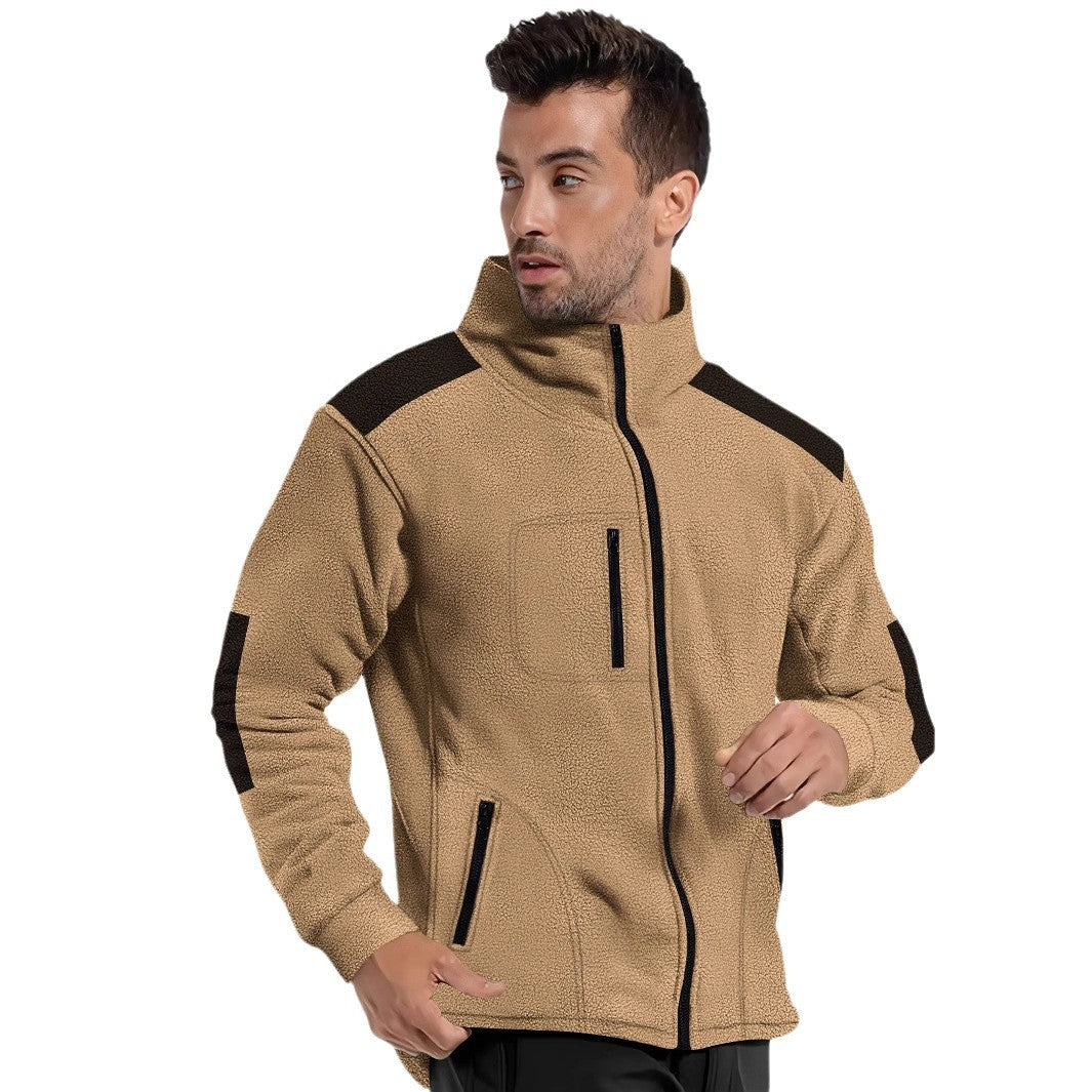 Herren Fleecejacke mit praktischen Reißverschlusstaschen Aliams